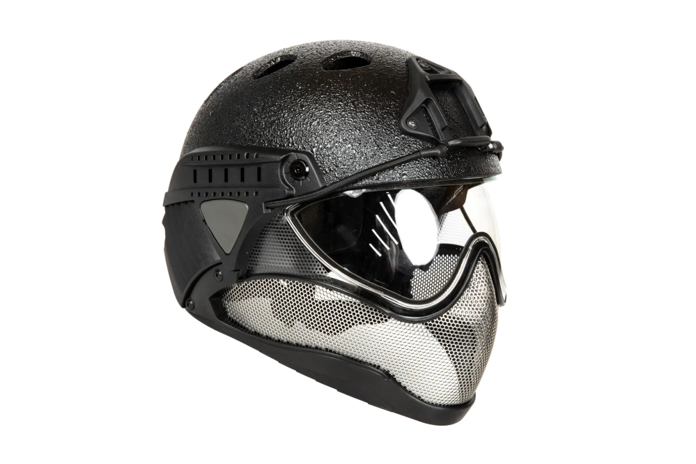 Casque Réplique Full Face First - Black Rough