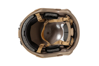 Ballistische Aramide zware versie L/XL donker aarde helm replica