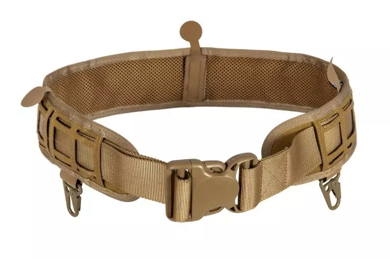 Laser-Cut Equipment Belt - Tan
