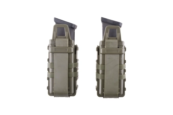 Pochette double Open III (S) pour chargeurs pistolet owe - vert olive