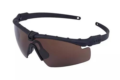 Lunettes tactiques - Noir/Brun