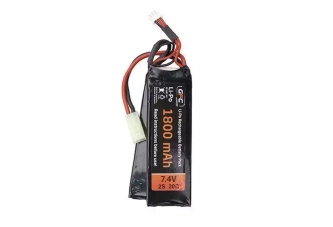 Batería LiPo 7,4V 1800mAh 20/40C 2 módulos