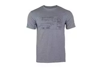 T-shirt Military Culture - Type A - Gris foncé
