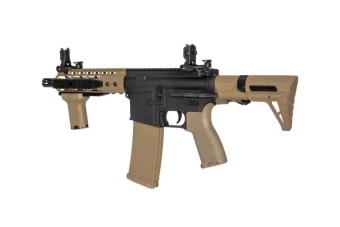 Réplica fusil SA-E12 PDW EDGE™ ASTER™ V2 Custom - Half-Tan