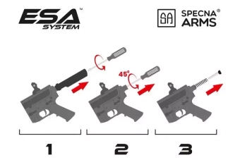 Réplica fusil SA-C12 CORE™ - Negro 