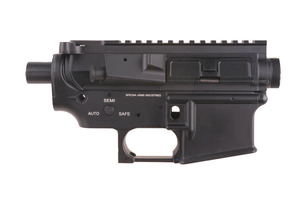 Cuerpo metálico (MP129B) para réplicas tipo M4 - Logo SA 