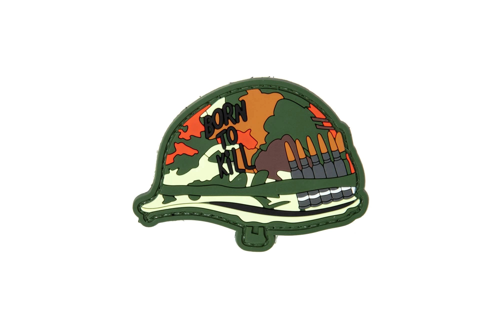 Patch 3D - Casque Born To Kill