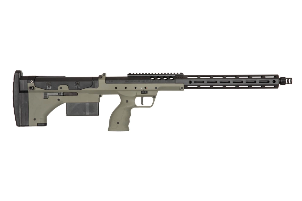 Replika karabinu snajperskiego Desert Tech SRS-A2/M2 22” (leworęczna) - oliwkowa