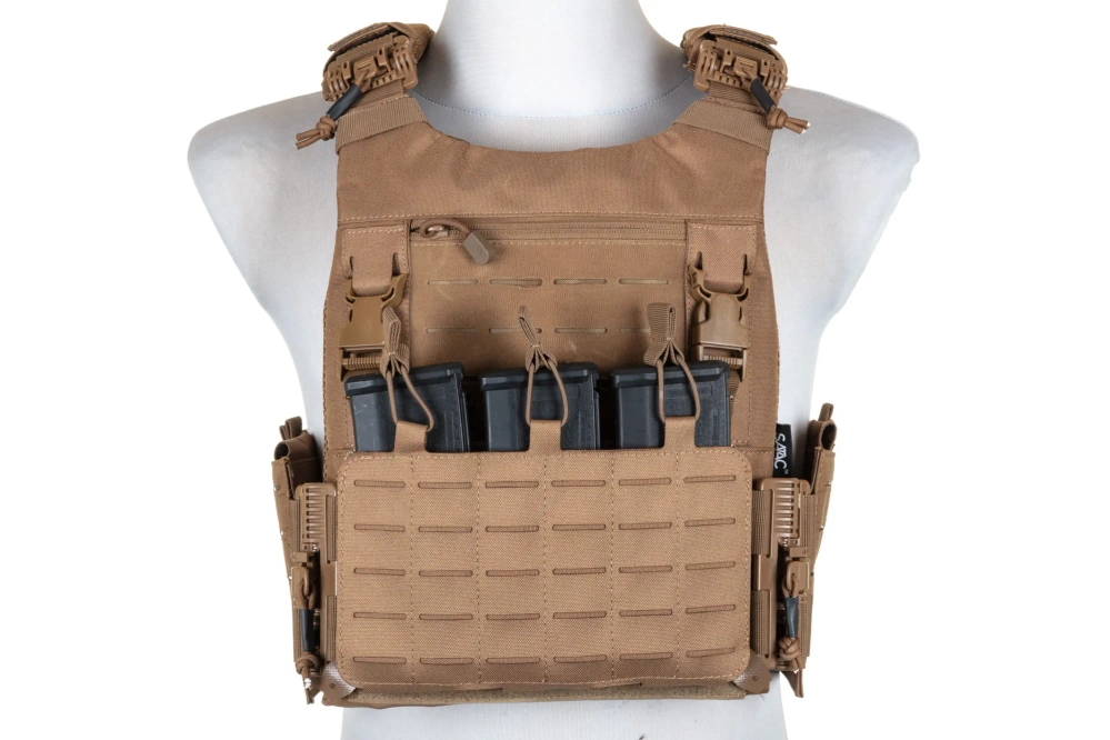 Specna Arms Tactical QR Tan vesta na nošení plátů