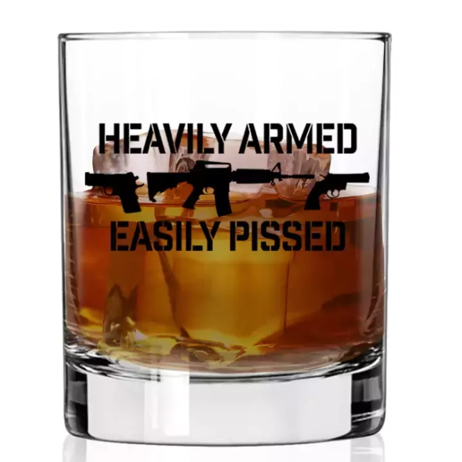 Vaso de whisky - HEAVILY ARMED