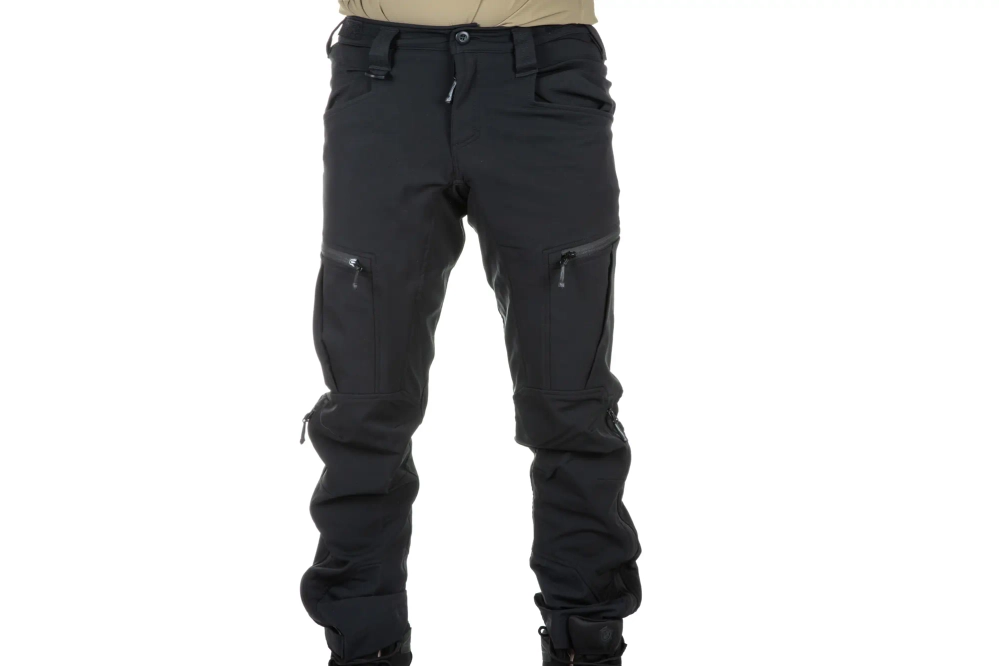 Spodnie softshellowe Emerson Gear Blue Label "Pelican" Czarne