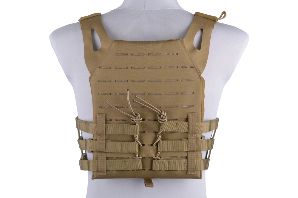 Gilet tactique jump Laser-Cut type - tan