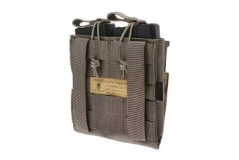 Open top double magazine carrier for M4/M16 + pistol magazines - foliage green