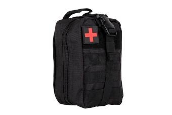 Grande trousse de secours détachable - Noir