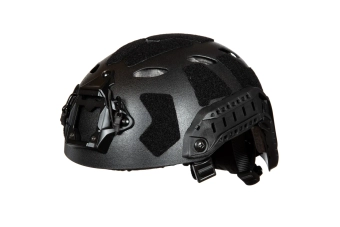 SHC X-Shield BJ replica helm - Zwart