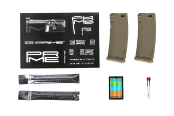 Specna Arms RRA SA-P14 Prime™ HAL™ ETU Heavy Ops Stock airsoft Carbine High Torque Half-Tan Version