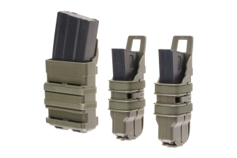 Set of Open III (2 XS + 1 M) Pistol + 5.56 Magazine Pouches - Olive Drab