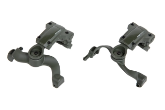 Adaptador de auriculares Comtac Woport para raíles ARC (tipo AMP) Gen 5 Oliva
