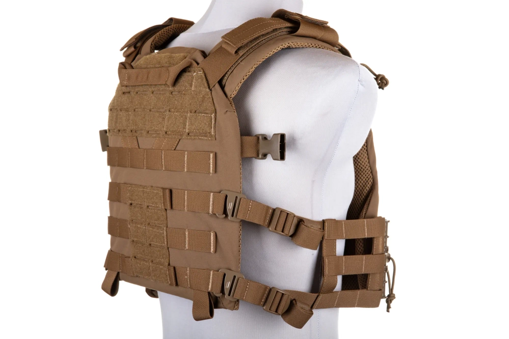 Wosport VE-83 Plaatdrager Tactisch Vest Coyote Bruin