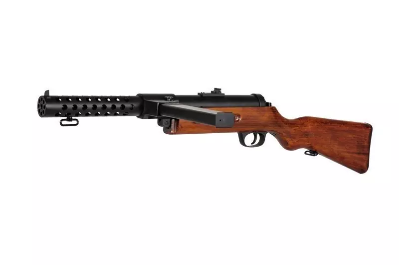 MP18 submachine gun replica - real wood