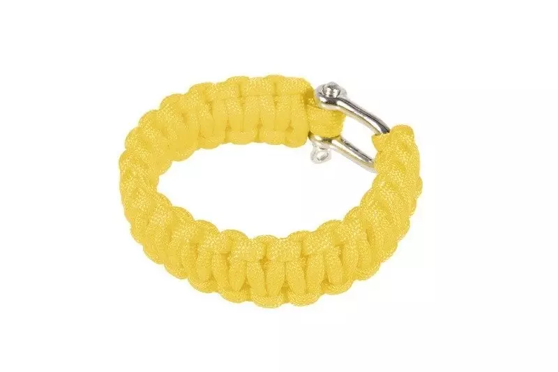 Pulsera de supervivencia (U) - amarilla 