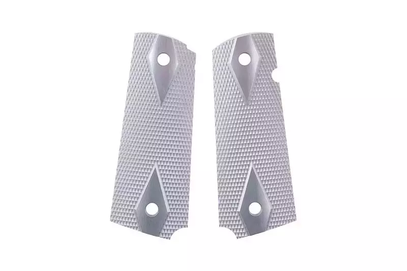 1911 Type 3 Grip Panels - Silver