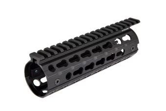 Front KeyMod AR 15 Super Slim Drop-In - czarny