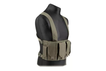 Chaleco táctico tipo Chest rig - oliva