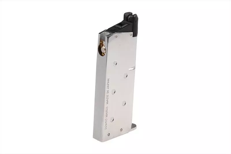 Magazynek gazowy 18 kulek do repliki pistoletu DTS.45 Combat Master - srebrny
