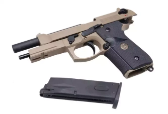Replika pistole M9A1 - hnědá