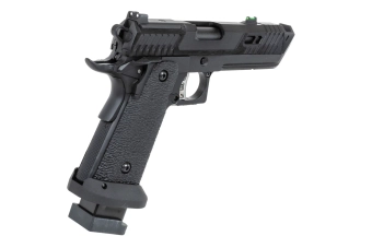 Pistola airsoft SRC Dark Viper DUAL POWER con cargador de CO2 Negra