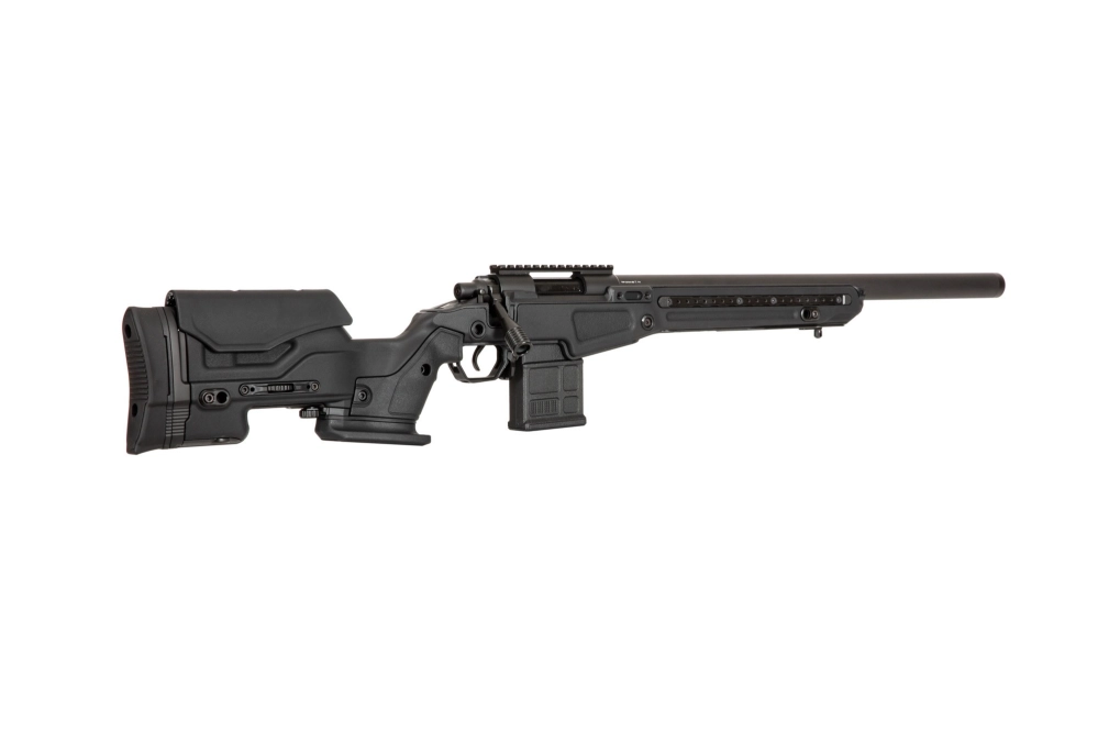 Fusil de airsoft rifle de francotirador AAC T10-S - negro