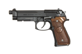 Réplique de pistolet GPM92 GP2 édition grip noyer - noir