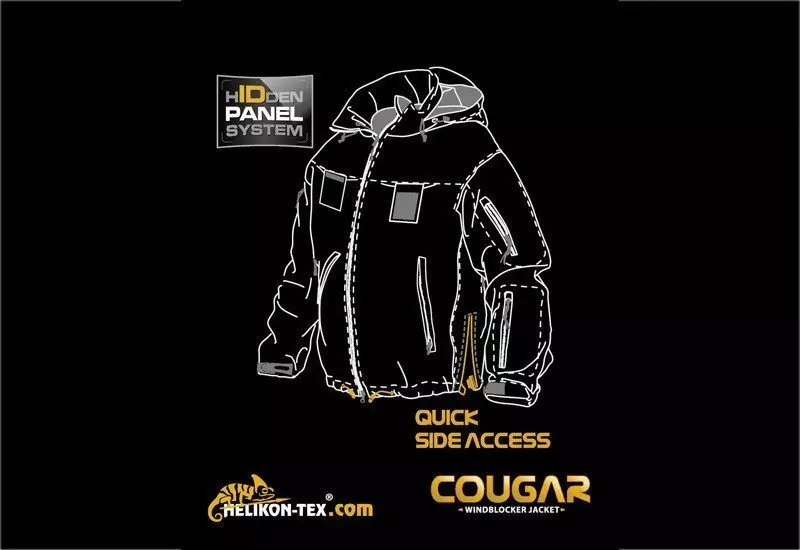 Chaqueta táctica Cougar Windblocker - marrón coyote