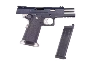Pistola de airsoft Hi-capun Allosaurus de 4,3 fuerzas - negro
