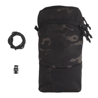 Wosport Cargo bolsillo unired dotsal 3x6 Vertical Laser Cut MC Negro
