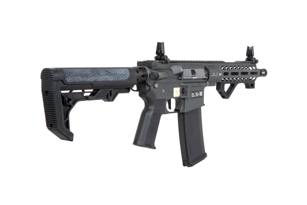 Airsoft geweer Specna Arms RRA & SI SA-E17-L Light Ops Stock EDGE™ HAL ETU™ Chaos Grey