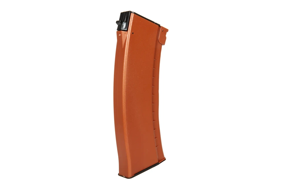 Chargeur hi-cap 500 balles pour répliques type AK74 - Orange