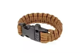 Survival Bracelet (Fastex) - Khaki