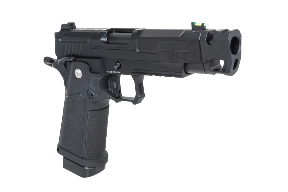 Arcturus Vanguard 4,3" Hi-Capa GBB Optics Ready airsoft pistole s kompenzátorem černá