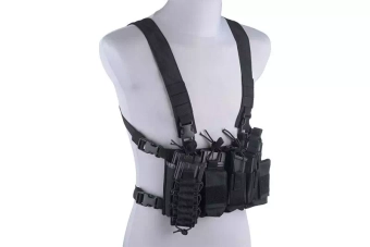 Fast Chest Rig Tactical Vest - Black