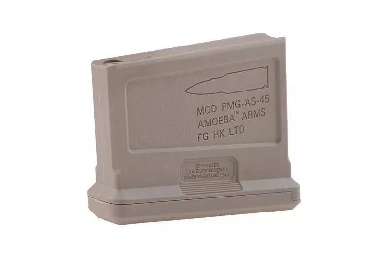 Krátké zásobník Mid-cap 45 míčků pro airsoftové zbraně Striker AS-01 - dark earth