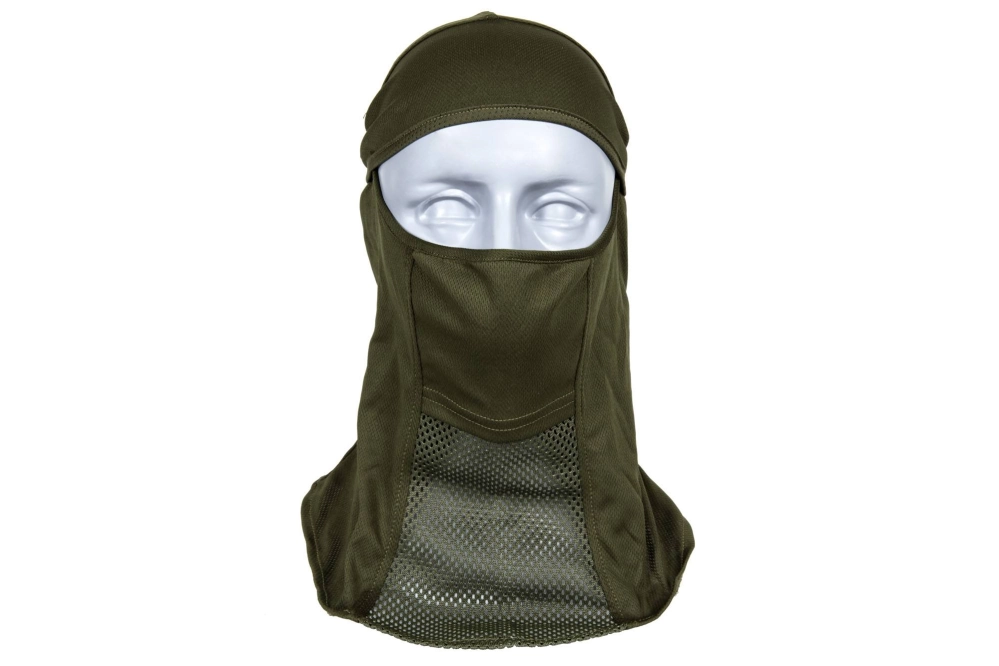 Light Balaclava with Face Protector - Ranger Green