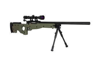 Replika odstřelovací pušky Specna Arms SA-S11 EDGE™ s dalekohledem a dvojnožkou Olive