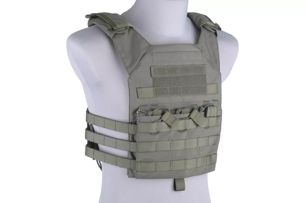 Rush Plate Carrier Tactical Vest - Ranger Green