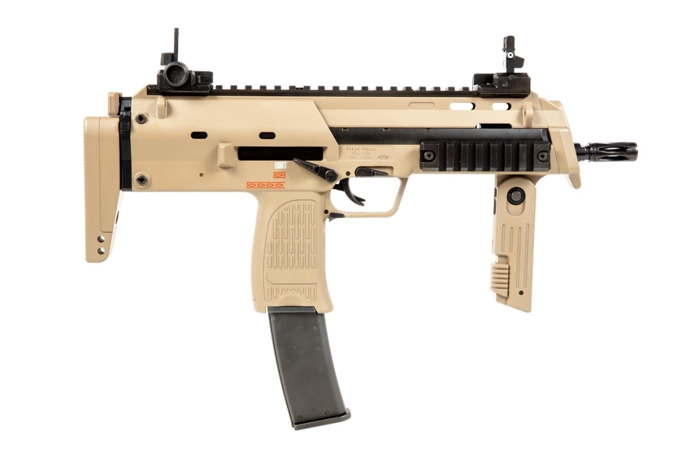 SMG7 A1 GBB machinepistool replica - gebruind