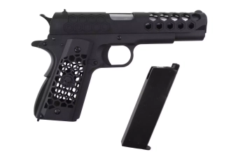 1911 Hex Cut V.3 pistol replica - black