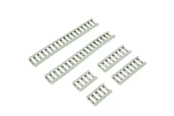 Zestaw osłon na szyny RIS - foliage green