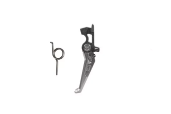 Lengüeta de gatillo avanzada de aluminio CNC (Estilo E) - Plata