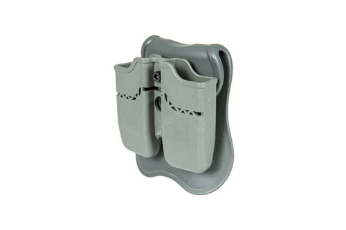 Double Pouch for 1911 Pistol Magazines - Grey